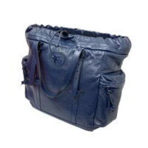 Gucci Navy Blue Drawstring Tote Bag